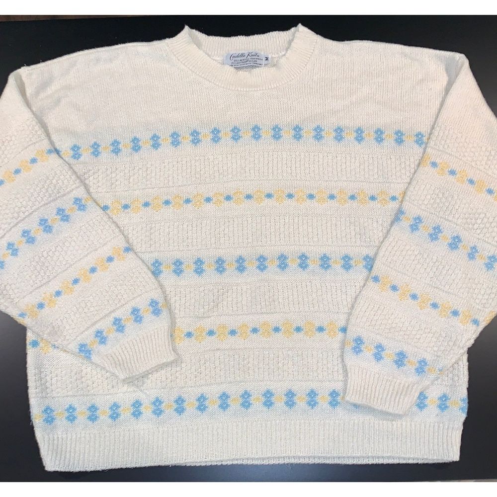 Vintage Cuddle Knit Sweater sz M